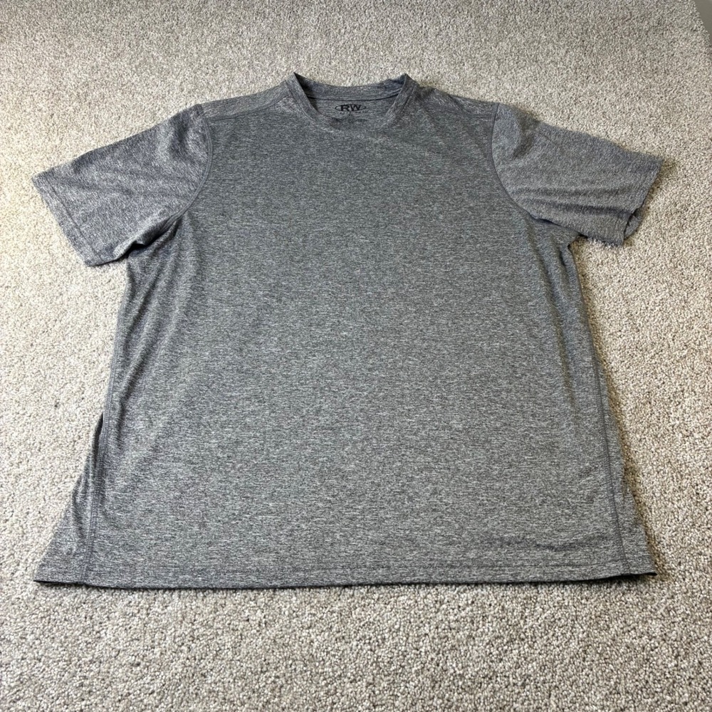 Rugged Wear‎ RW Activewear T-Shirt Moisture Wicking Athletic Gray XL